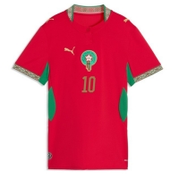 Marocko Brahim Diaz #10 Hemmatröja Dam VM 2026 Kortärmad